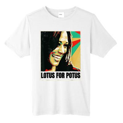 Lotus For Potus Kamala Harris 2024 President Trend Election Tall Fusion ChromaSoft Performance T-Shirt