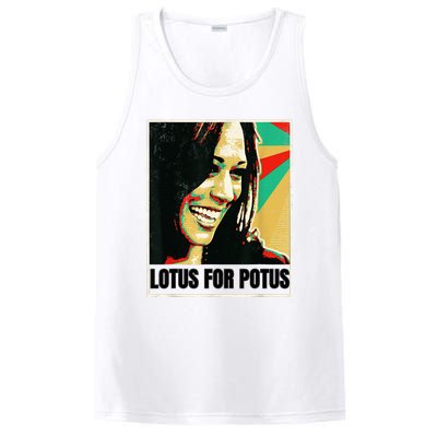 Lotus For Potus Kamala Harris 2024 President Trend Election PosiCharge Competitor Tank