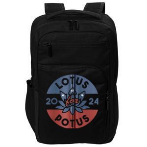 Lotus For Potus Kamala Harris 2024 Presidential Campaign Impact Tech Backpack