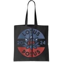 Lotus For Potus Kamala Harris 2024 Presidential Campaign Tote Bag