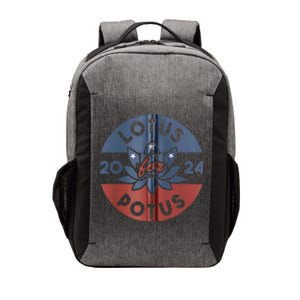 Lotus For Potus Kamala Harris 2024 Presidential Campaign Vector Backpack