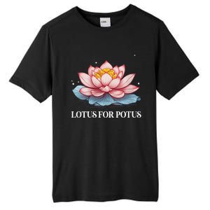 Lotus For Potus Kamala Harris President Campaign 2024 Tall Fusion ChromaSoft Performance T-Shirt