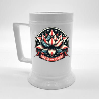 Lotus For Potus Beer Stein