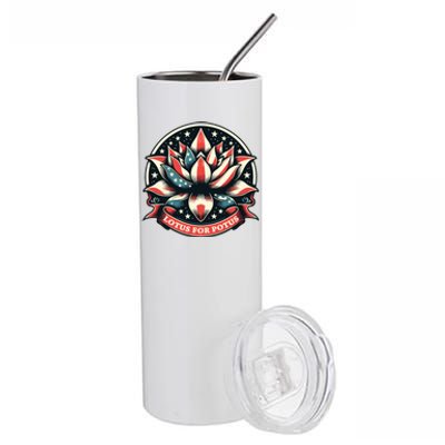 Lotus For Potus Stainless Steel Tumbler