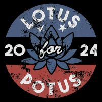 Lotus For Potus Kamala Harris 2024 Presidential Campaign Gift Poster