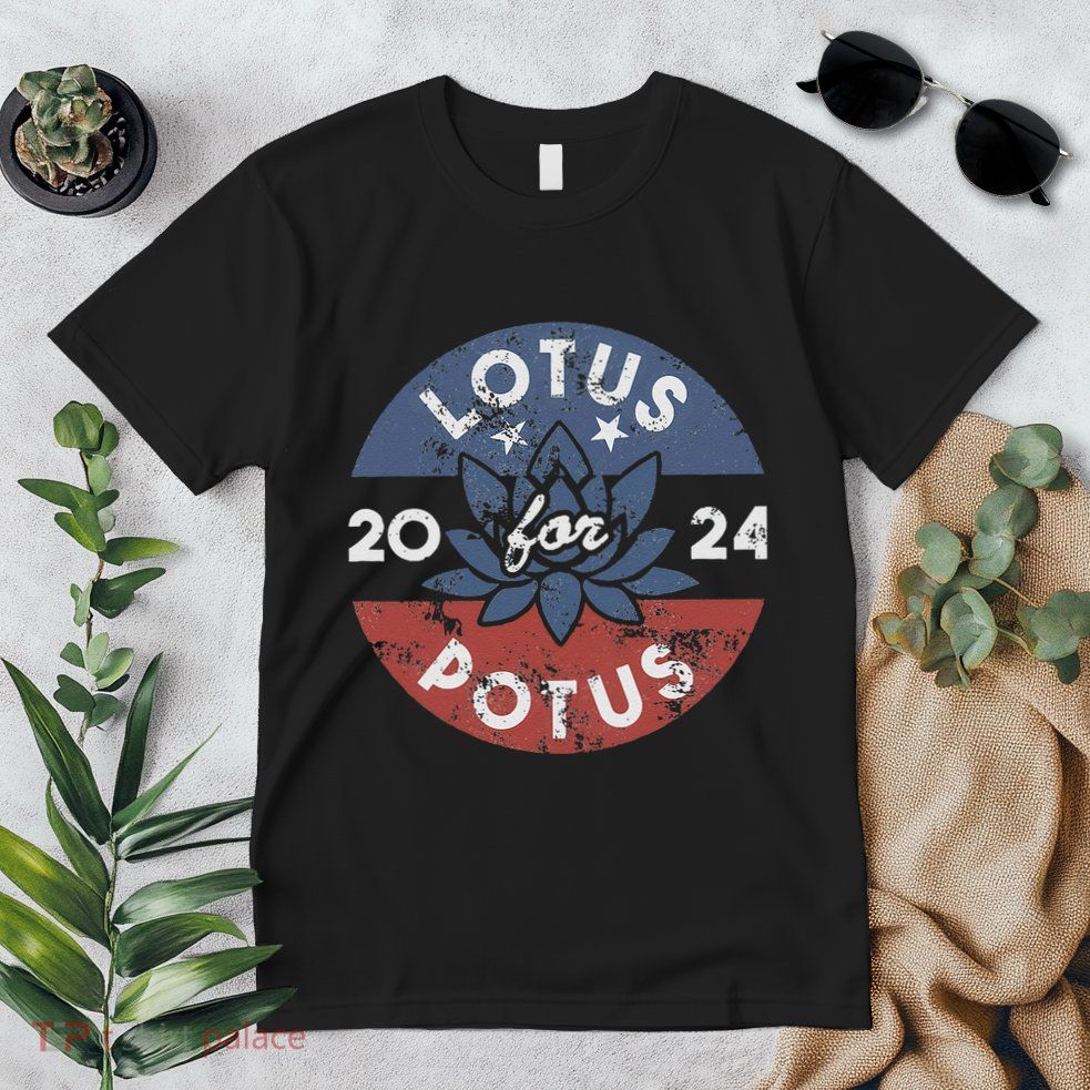 Lotus For Potus Kamala Harris 2024 Presidential Campaign Gift Premium T-Shirt