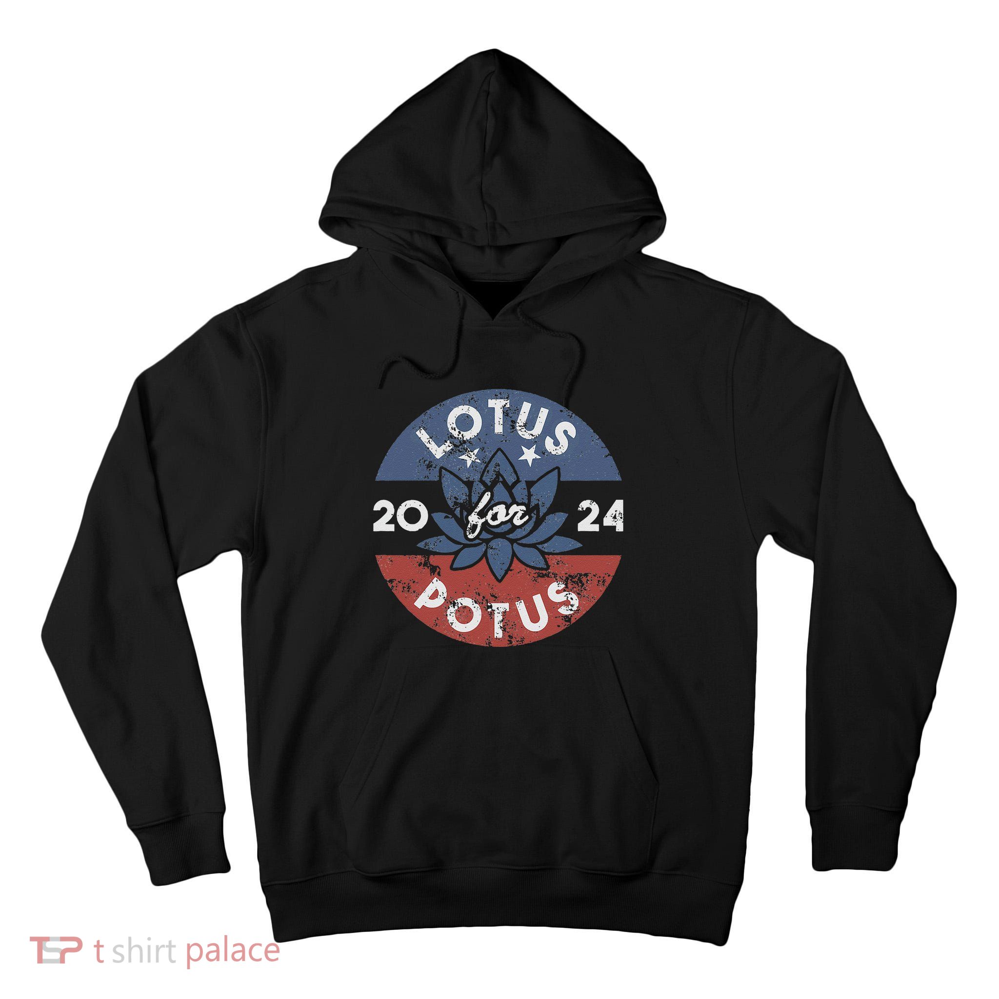 Lotus For Potus Kamala Harris 2024 Presidential Campaign Gift Tall Hoodie