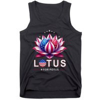 Lotus For Potus Kamala Harris 2024 President Trend Election Tank Top