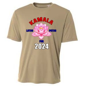 Lotus For Potus Kamala Harris President Campaign 2024 Cooling Performance Crew T-Shirt