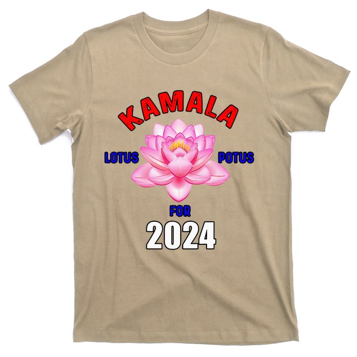 Lotus For Potus Kamala Harris President Campaign 2024 T-Shirt