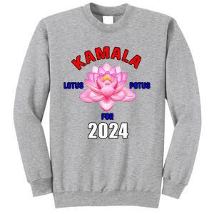 Lotus For Potus Kamala Harris President Campaign 2024 Sweatshirt