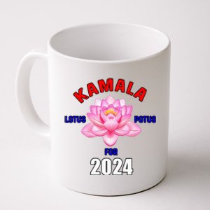 Lotus For Potus Kamala Harris President Campaign 2024 Coffee Mug