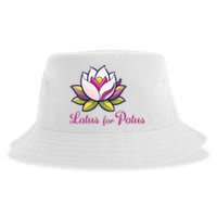 Lotus For Potus In Vibrant Colors Sustainable Bucket Hat