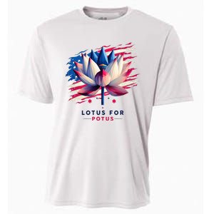 Lotus For Potus Kamala Harris President 2024 Democrats Cooling Performance Crew T-Shirt