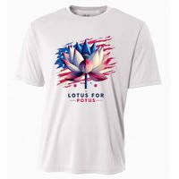 Lotus For Potus Kamala Harris President 2024 Democrats Cooling Performance Crew T-Shirt