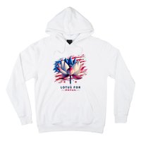 Lotus For Potus Kamala Harris President 2024 Democrats Hoodie