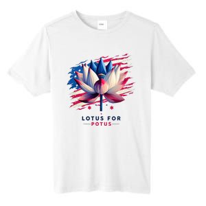 Lotus For Potus Kamala Harris President 2024 Democrats Tall Fusion ChromaSoft Performance T-Shirt