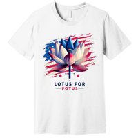 Lotus For Potus Kamala Harris President 2024 Democrats Premium T-Shirt