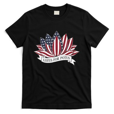 Lotus For Potus Kamala Harris 2024 President T-Shirt