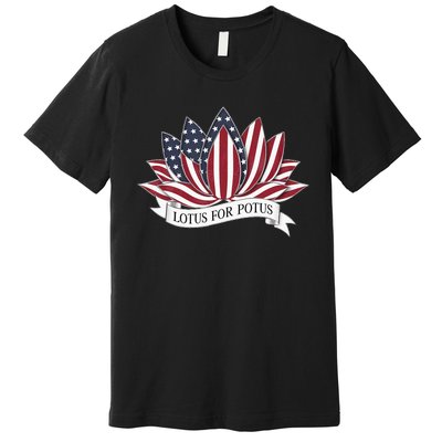 Lotus For Potus Kamala Harris 2024 President Premium T-Shirt