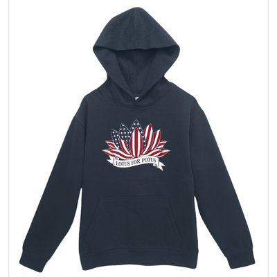 Lotus For Potus Kamala Harris 2024 President Urban Pullover Hoodie