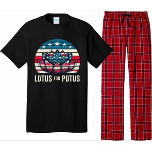 Lotus For Potus Kamala Harris For President 2024 Pajama Set