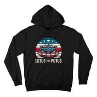 Lotus For Potus Kamala Harris For President 2024 Tall Hoodie