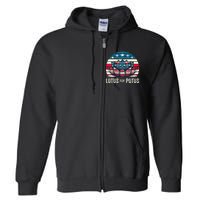 Lotus For Potus Kamala Harris For President 2024 Full Zip Hoodie