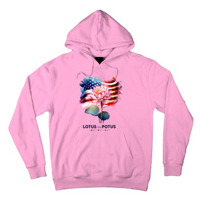 Lotus For Potus Kamala Harris 2024 President Election Vote Hoodie