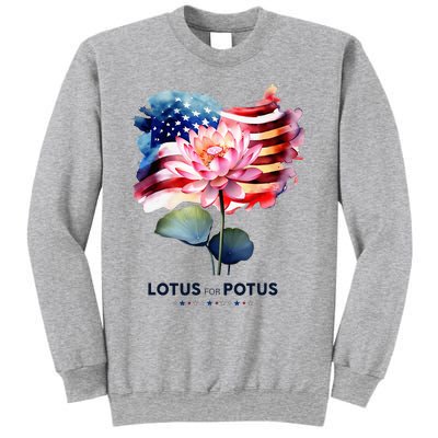 Lotus For Potus Kamala Harris 2024 President Election Vote Sweatshirt