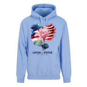 Lotus For Potus Kamala Harris 2024 President Election Vote Unisex Surf Hoodie