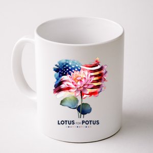 Lotus For Potus Kamala Harris 2024 President Election Vote Coffee Mug