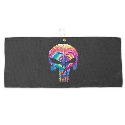 Lisa Frank Punisher Large Microfiber Waffle Golf Towel