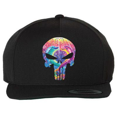 Lisa Frank Punisher Wool Snapback Cap