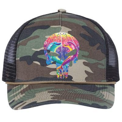 Lisa Frank Punisher Retro Rope Trucker Hat Cap