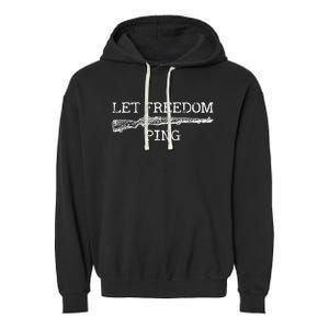 Let Freedom Ping Garment-Dyed Fleece Hoodie