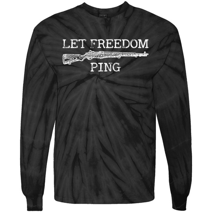 Let Freedom Ping Tie-Dye Long Sleeve Shirt