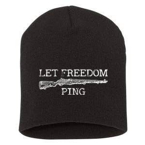 Let Freedom Ping Short Acrylic Beanie