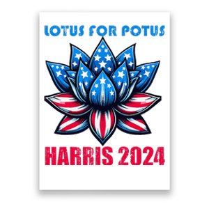 Lotus For Potus Harris 2024 Poster