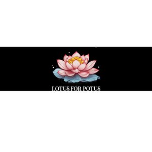 Lotus For Potus Kamala Harris President Campaign 2024 Bumper Sticker