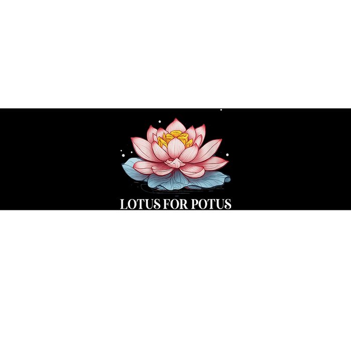 Lotus For Potus Kamala Harris President Campaign 2024 Bumper Sticker