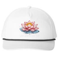 Lotus For Potus Kamala Harris President Campaign 2024 Snapback Five-Panel Rope Hat