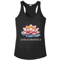 Lotus For Potus Kamala Harris President Campaign 2024 Ladies PosiCharge Competitor Racerback Tank