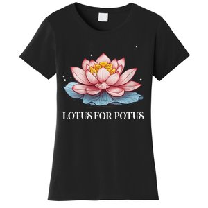 Lotus For Potus Kamala Harris President Campaign 2024 Women's T-Shirt