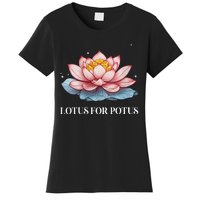 Lotus For Potus Kamala Harris President Campaign 2024 Women's T-Shirt