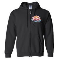 Lotus For Potus Kamala Harris President Campaign 2024 Full Zip Hoodie