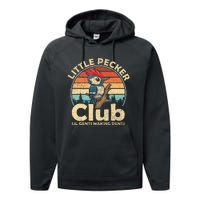 Little Funny Pecker Club Lil Gents Making Dent For Performance Fleece Hoodie