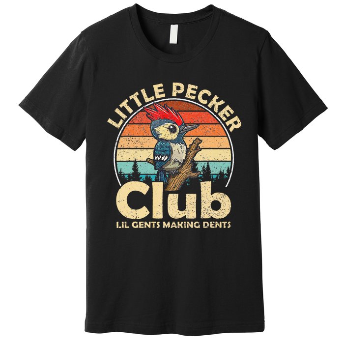 Little Funny Pecker Club Lil Gents Making Dent For Premium T-Shirt