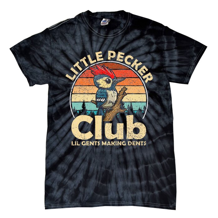 Little Funny Pecker Club Lil Gents Making Dent For Tie-Dye T-Shirt