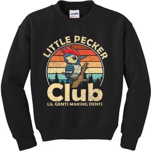 Little Funny Pecker Club Lil Gents Making Dent For Kids Sweatshirt